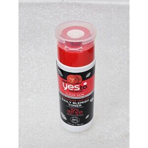 Yes To Tomatoes Clear Skin Daily Blemish Toner 10% Fruit Acids 4 Fl Oz